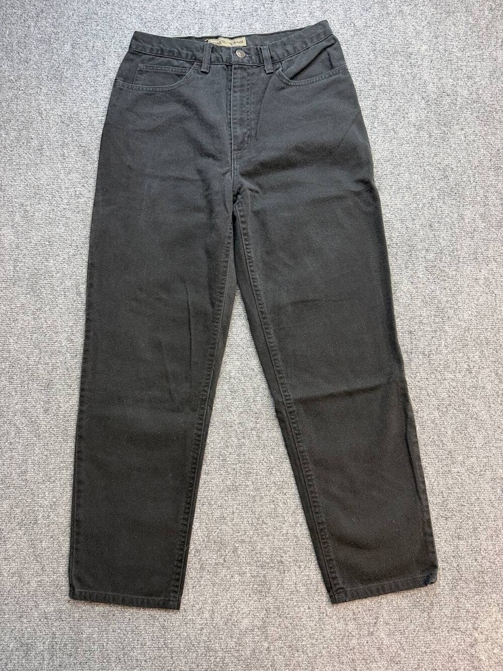 Vintage 90s Jones Jeans Women’s Size 8 Black High Rise Straight Leg Jeans